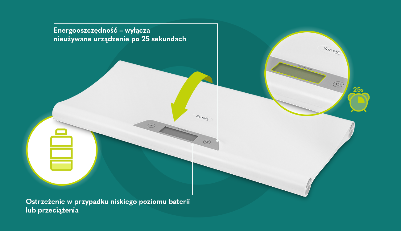 Waga elektroniczna dla niemowląt
